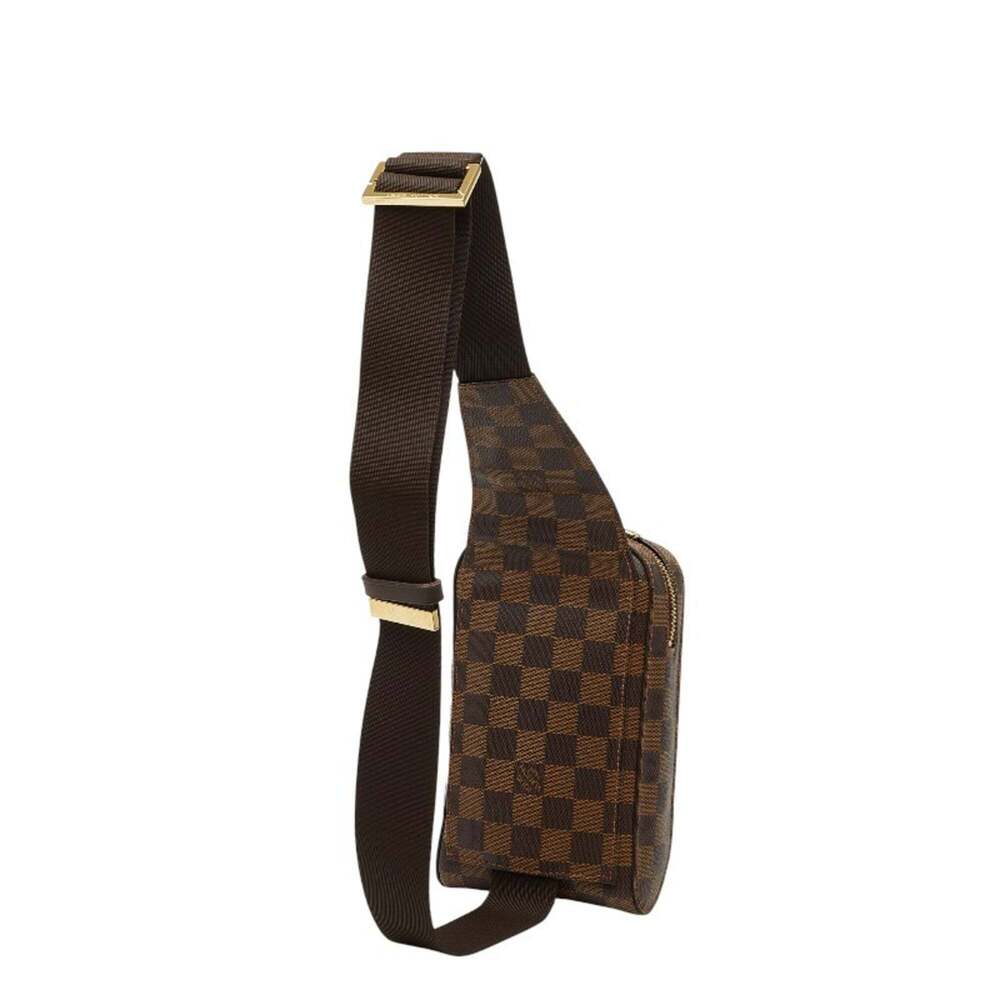 LOUIS VUITTON Authentic Brown Damier Leather Hobo Bag - Picture 2 of 12